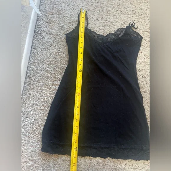 2 set purple black sexy adjustable cami Stretchy lace tunic tank top sz M Y2K - Picture 11 of 12